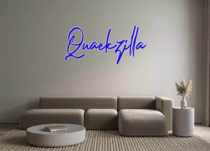 Custom Neon: Quackzilla