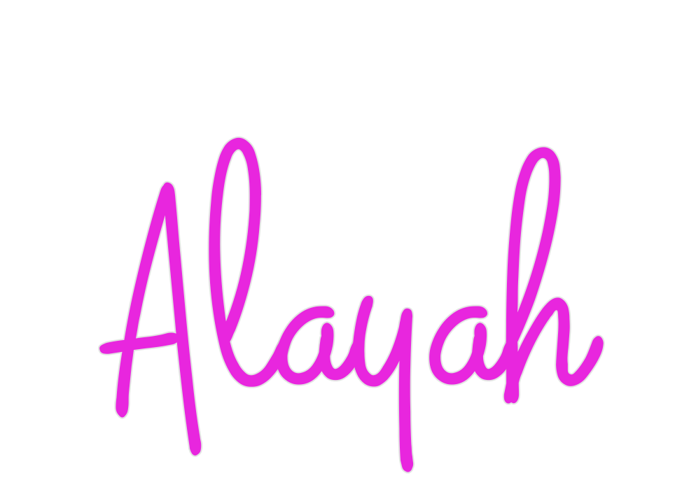 Custom Neon: Alayah