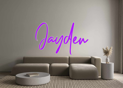 Custom Neon: Jayden