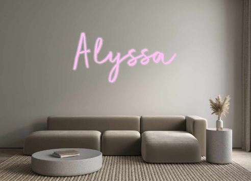 Custom Neon: Alyssa