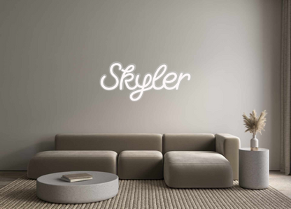 Custom Neon: Skyler