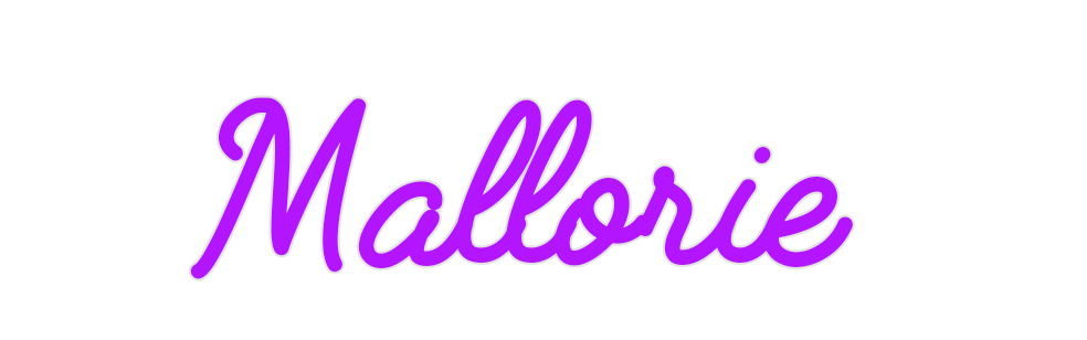 Custom Neon: Mallorie