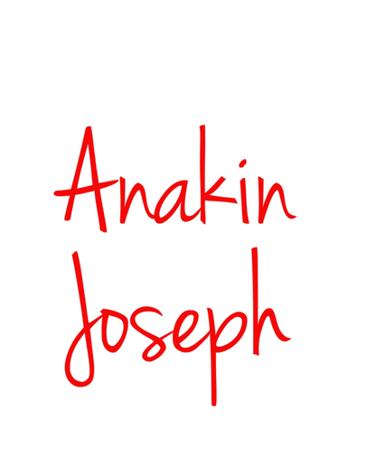 Custom Neon: Anakin 
Joseph