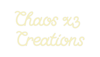 Custom Neon: Chaos x3 
Cre...