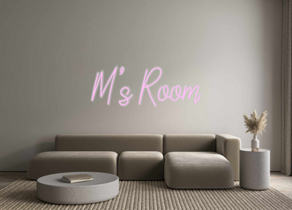 Custom Neon: M’s Room