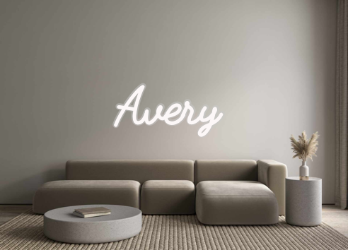 Custom Neon: Avery