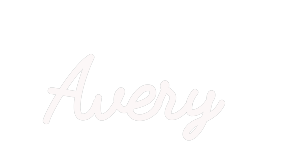 Custom Neon: Avery