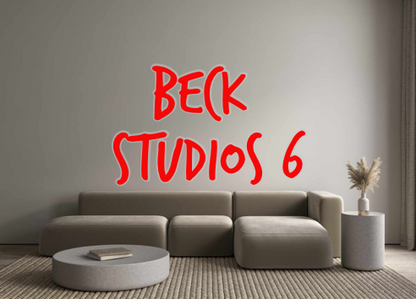 Custom Neon: Beck 
Studios 6