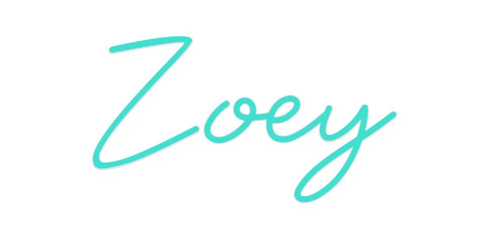 Custom Neon: Zoey