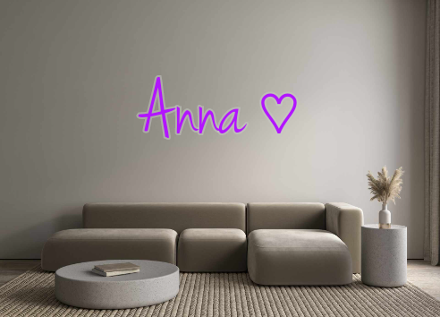 Custom Neon: Anna ♡