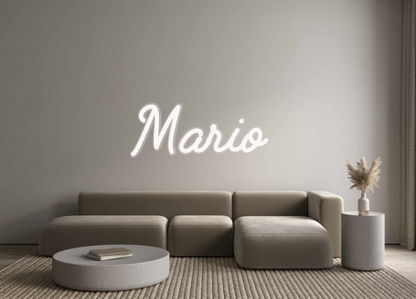 Custom Neon: Mario