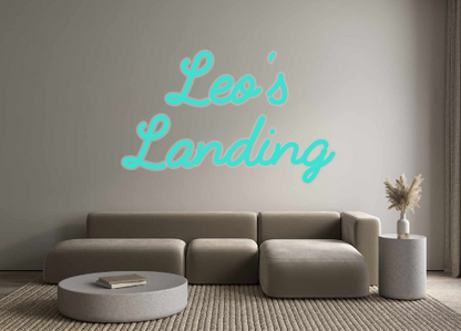 Custom Neon: Leo's
Landing