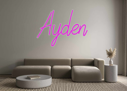 Custom Neon: Ayden