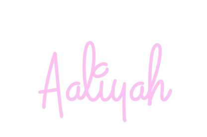 Custom Neon: Aaliyah