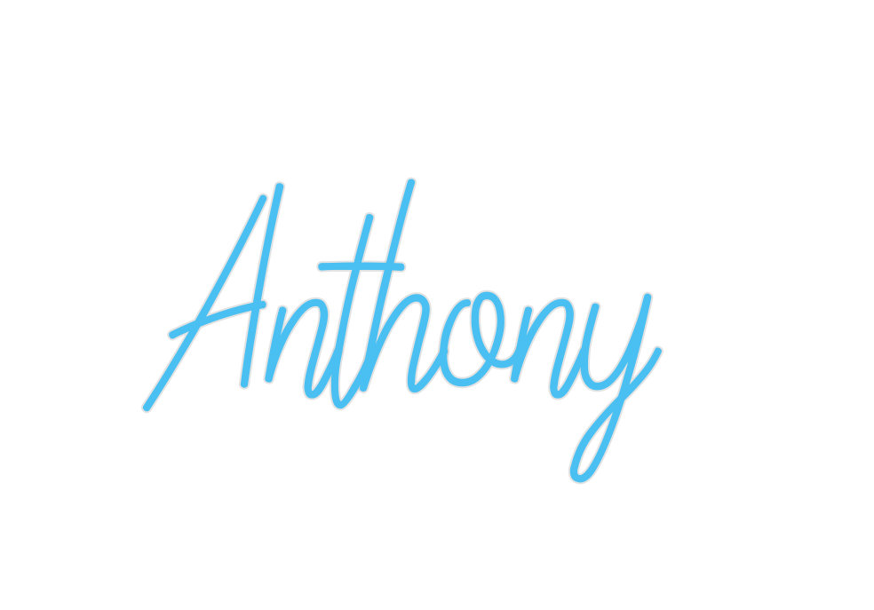 Custom Neon: Anthony