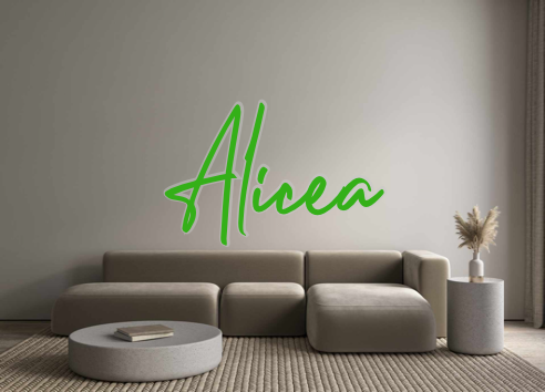 Custom Neon: Alicea