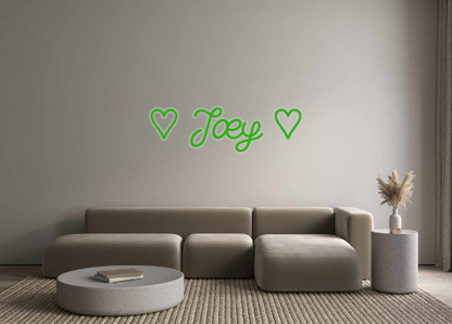 Custom Neon: ♡ Joey ♡