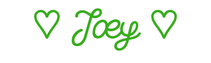 Custom Neon: ♡ Joey ♡