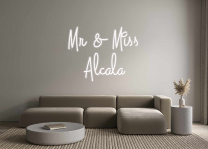 Custom Neon: Mr & Miss
Alc...