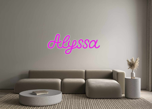 Custom Neon: Alyssa