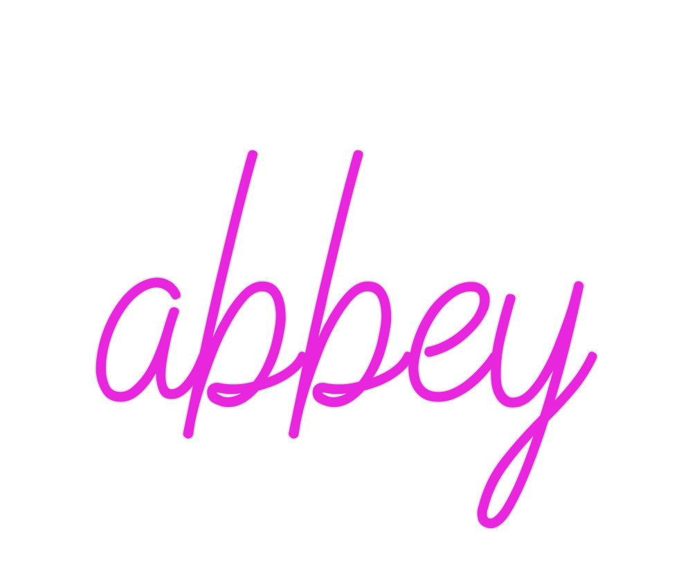 Custom Neon: abbey