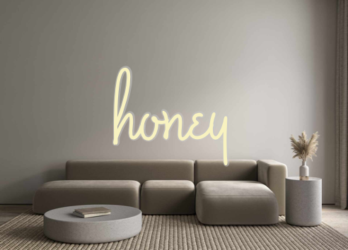 Custom Neon: honey