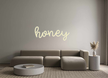 Custom Neon: honey