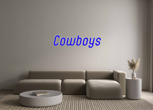 Custom Neon: Cowboys