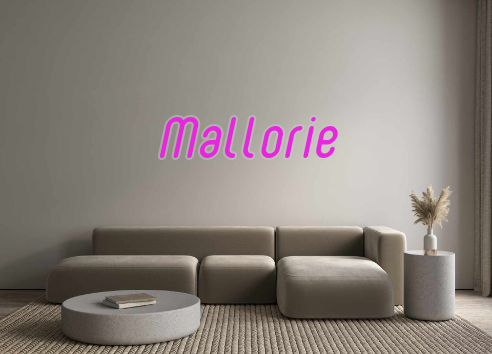 Custom Neon: Mallorie