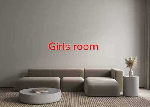 Custom Neon: Girls room