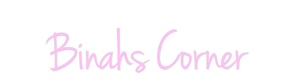 Custom Neon: Binahs Corner