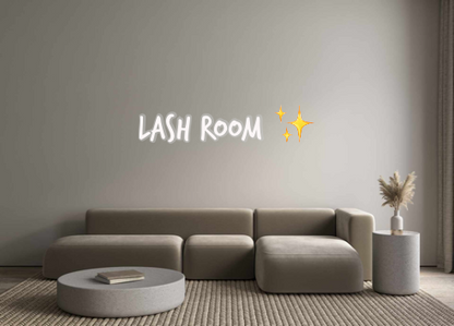 Custom Neon: Lash room ✨