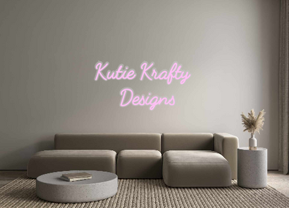 Custom Neon: Kutie Krafty ...