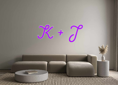 Custom Neon: K + J