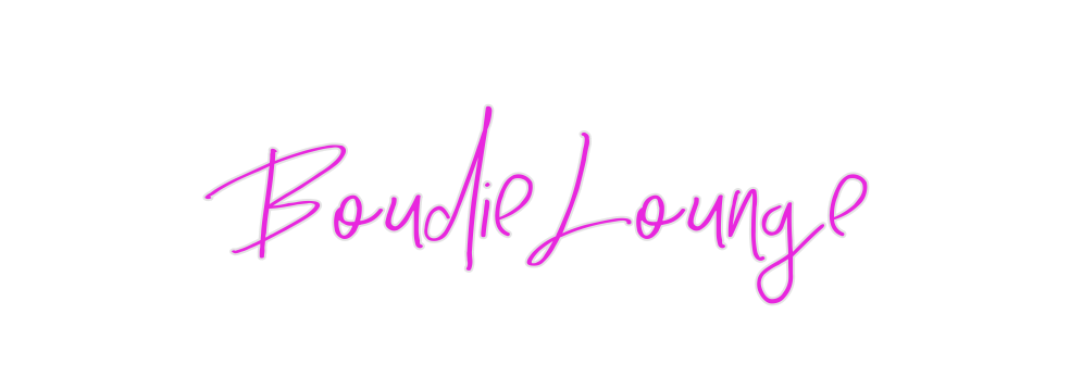 Custom Neon: Boudie Lounge