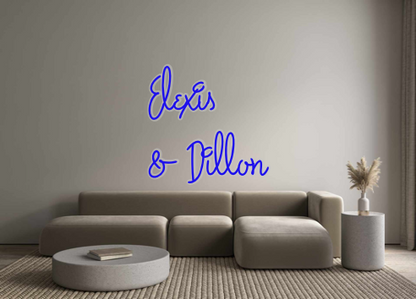 Custom Neon: Elexis 
& Dil...