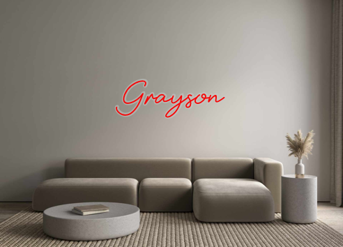 Custom Neon: Grayson