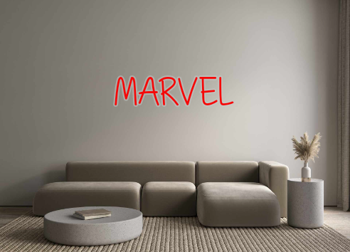 Custom Neon: MARVEL