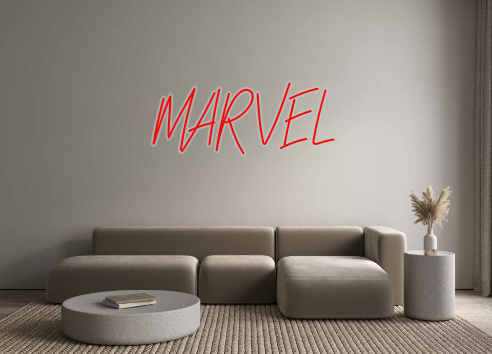 Custom Neon: MARVEL