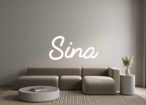 Custom Neon: Sina