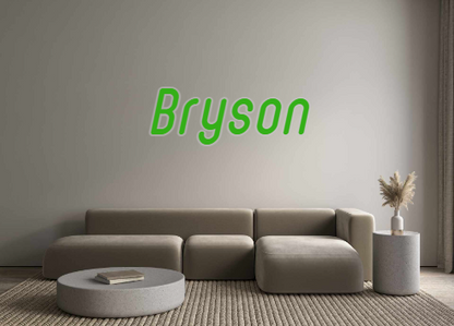 Custom Neon: Bryson