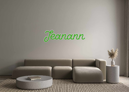 Custom Neon: Jeanann