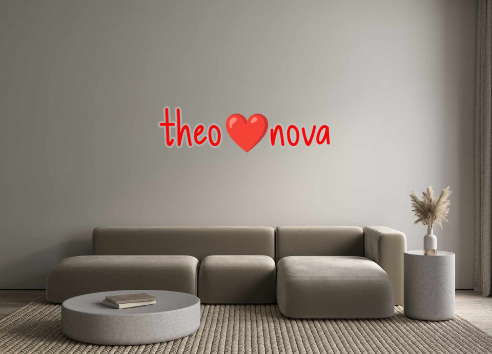 Custom Neon: theo❤nova