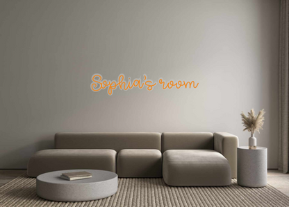 Custom Neon: Sophia’s room