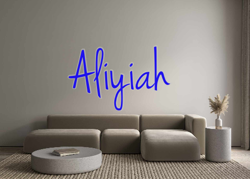 Custom Neon: Aliyiah