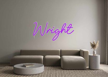 Custom Neon: Wright