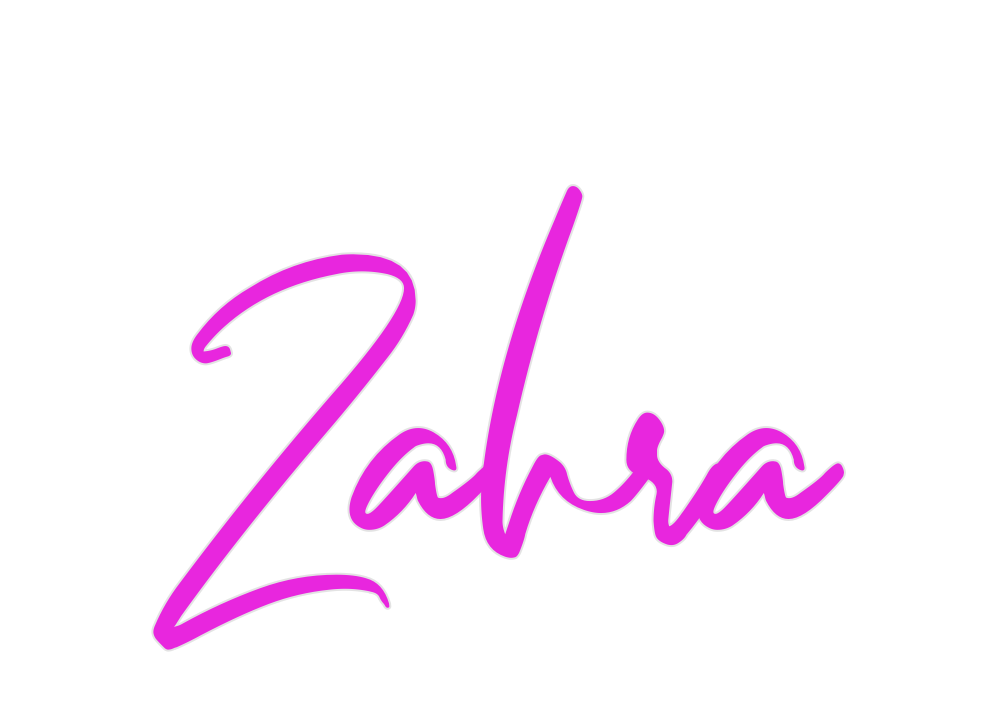 Custom Neon: Zahra