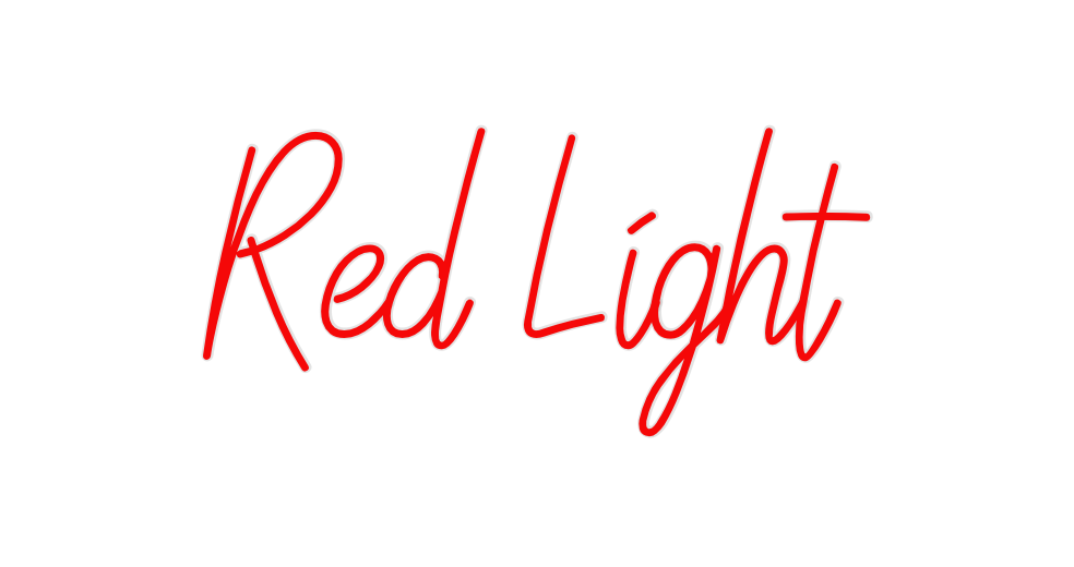 Custom Neon: Red Light