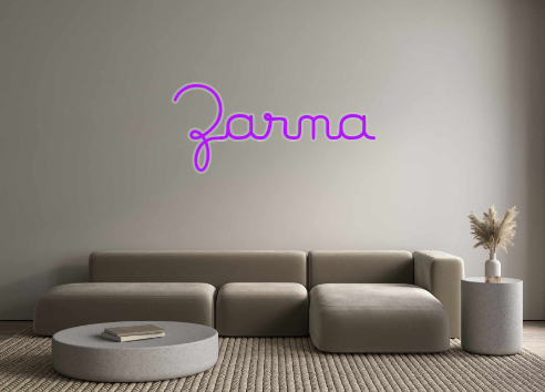 Custom Neon: Zarna