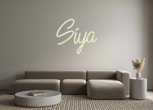 Custom Neon: Siya